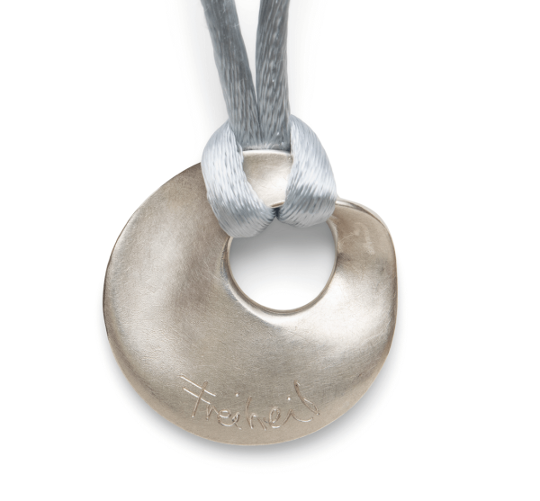 "Hoffnungsschimmer" - Anhänger am Seidenband